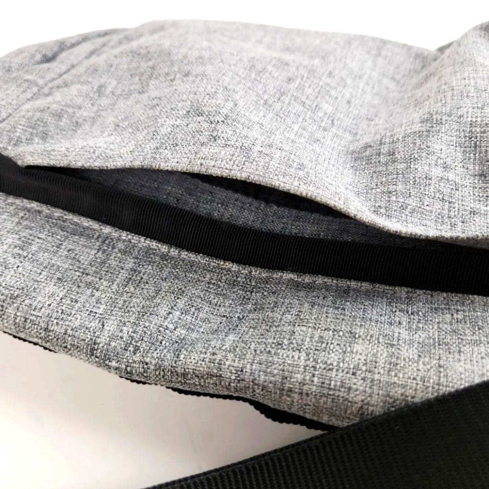 Very Rare & Authentic Lululemon Festival II Bag HEATHERED BLACK/Gray Waterproof - Picture 13 of 16